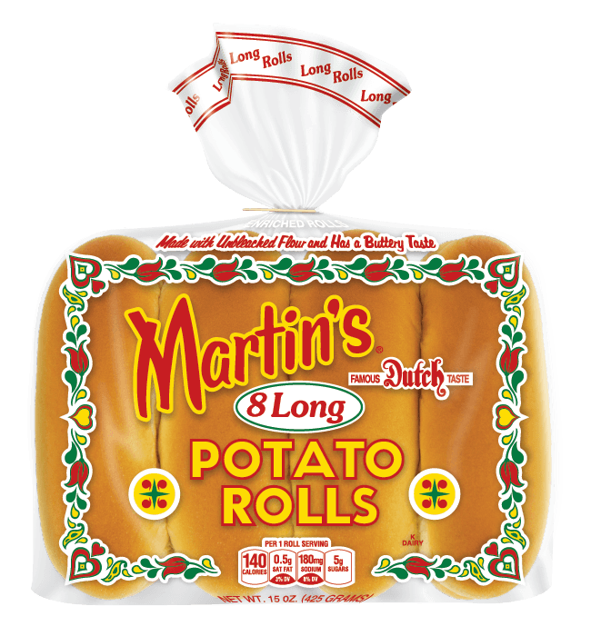 MARTIN'S PAN POTATO ROLL HOT-DOG (CORTE TRADICIONAL) - CAJA 64UN