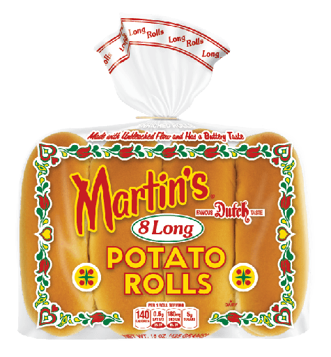 [00510530] MARTIN'S PAN POTATO ROLL HOT-DOG (CORTE TRADICIONAL) - CAJA 64UN